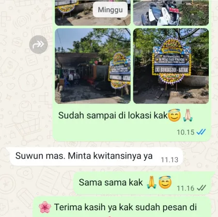 Pengiriman Papan Bunga Duka Flavor Bliss Alam Sutera