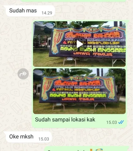 Pengiriman Papan Bunga Flavor Bliss Alam Sutera