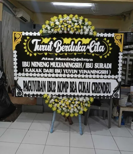 Papan Bunga Duka Flavor Bliss Alam Sutera